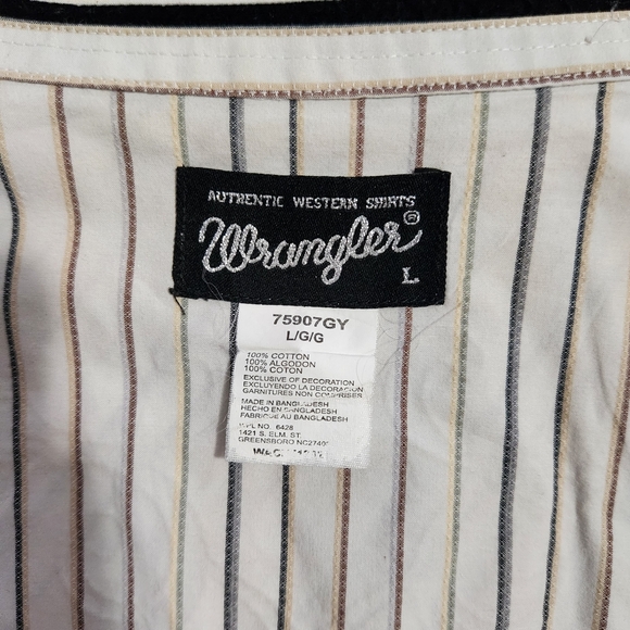 Vintage Wrangler Pearl Snap - Picture 3 of 7